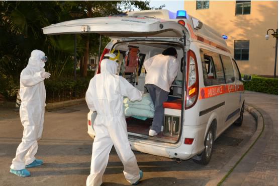 我院開展疫情防控應急演練